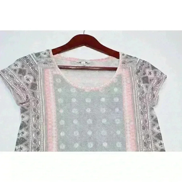 Lucky Brand Casual Relaxed Fit Boho Preppy Y2K Moto Western Women's Top Size S/P - Picture 2 of 14